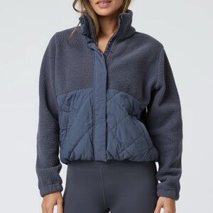 Vuori - Highlands Sherpa Jacket - Size Small in Azure